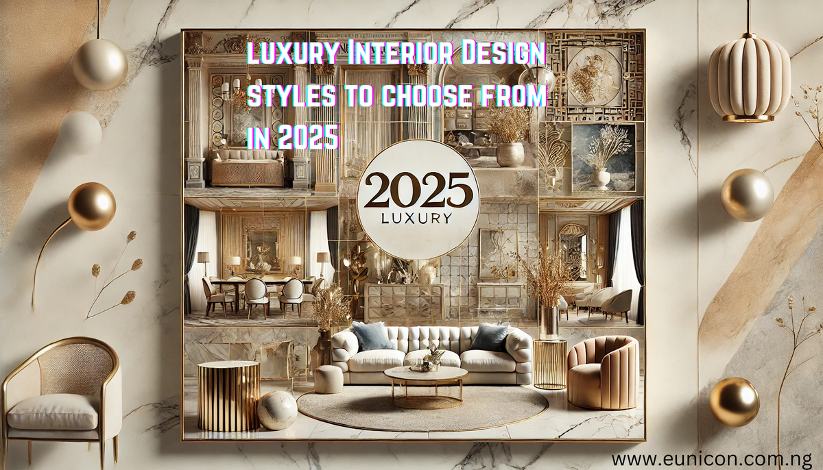 Luxury Interior Design Styles to Choose From in 2025 – Eunicon interior