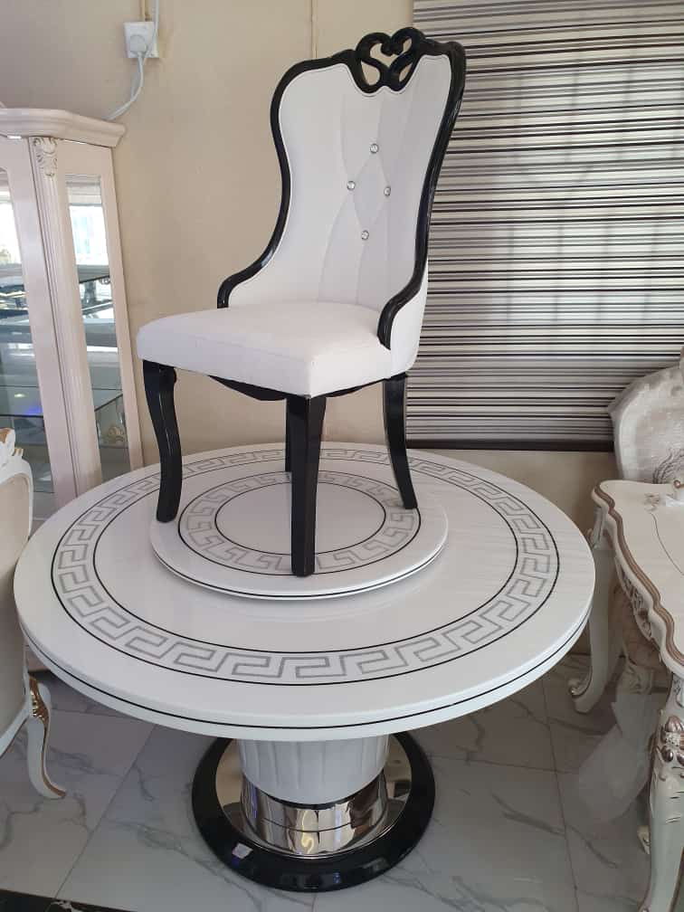 Shop Online for white Dining Table Set in Lagos Home Furniture