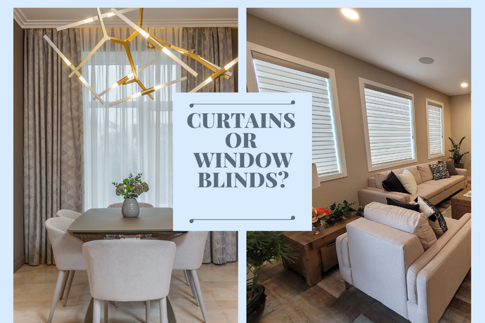 DO I PICK CURTAINS OR BLINDS FOR MY LIVING ROOM? SEE HOW TO DECIDE