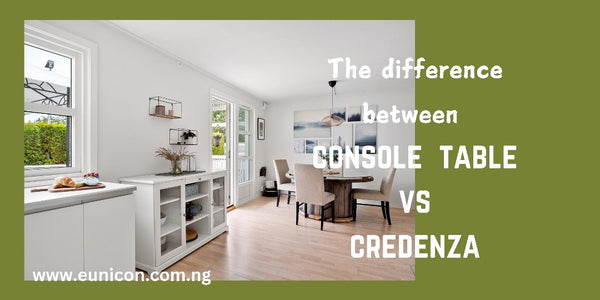 Understanding the Distinction: Credenza vs. Console Table