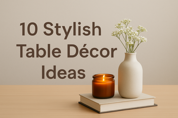 How to Decorate a Center Table: Practical and Stylish Ideas