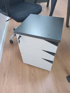 3 Box Mobile Drawer white