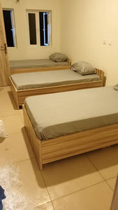 Small Wooden Bedframe Design 3x5