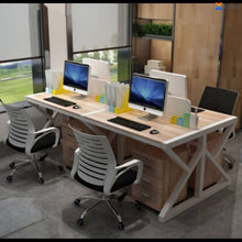 Load image into Gallery viewer, 4-Man Workstation desk
