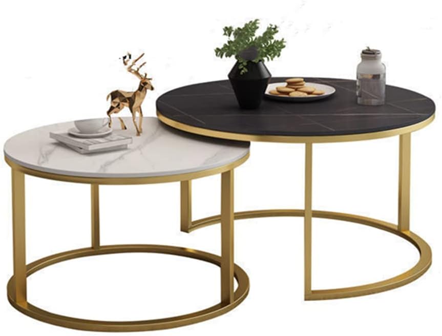 2 Piece Nest Marble coffee Center Table