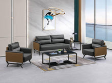 Load image into Gallery viewer, 5-Seater Tufted Office Reception Chair-Black
