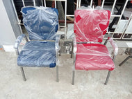 Church chair with armrest