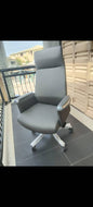 Grey Executive CEO swivel /visitor chair
