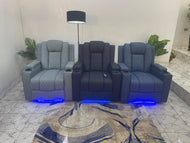Black Lazy boy leather Recliner Chair