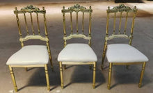 Load image into Gallery viewer, Gold Chiavari Event chairs designs
