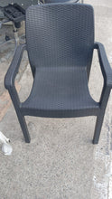 Load image into Gallery viewer, Plastic Rattan- look Outdoor Chair
