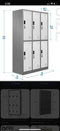 6 Door Workers Locker Cabinet