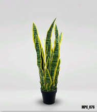 Load image into Gallery viewer, Artificial snake Plant /Planter
