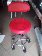 Black Lab swivel Bar Stool with backrest