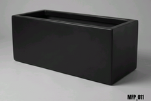 Load image into Gallery viewer, Black Artificial Reed Potted Plant with trough Vases
