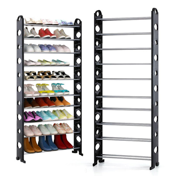 10 tier shoe rack