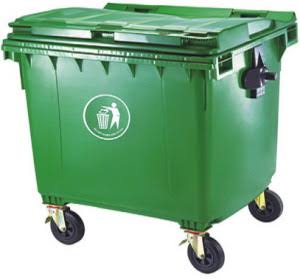 1100 liter waste bin