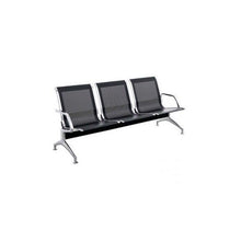 Load image into Gallery viewer, black airport waiting chair

