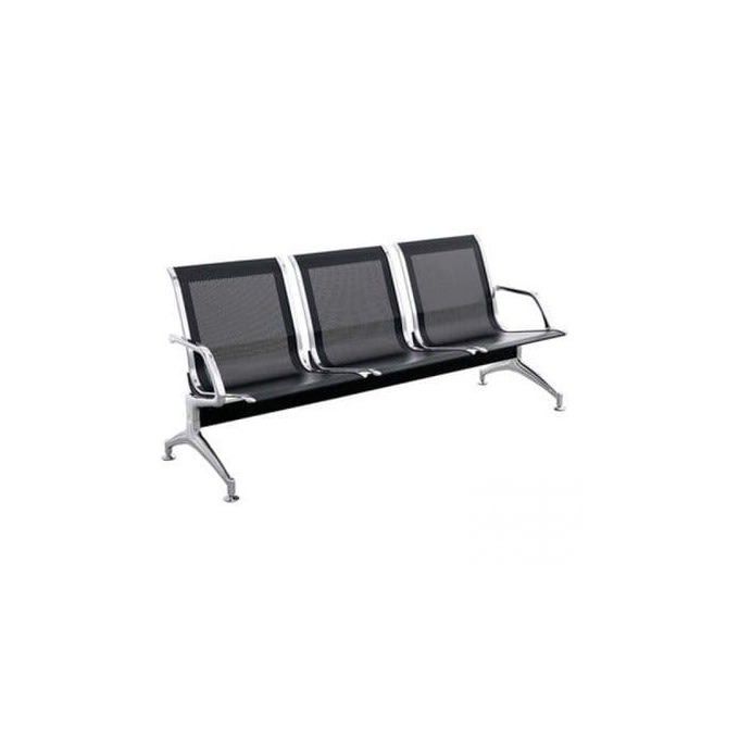 black airport waiting chair