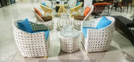 2 sitter White Outdoor Sofa Ohair