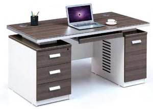 2 tone executive office desk