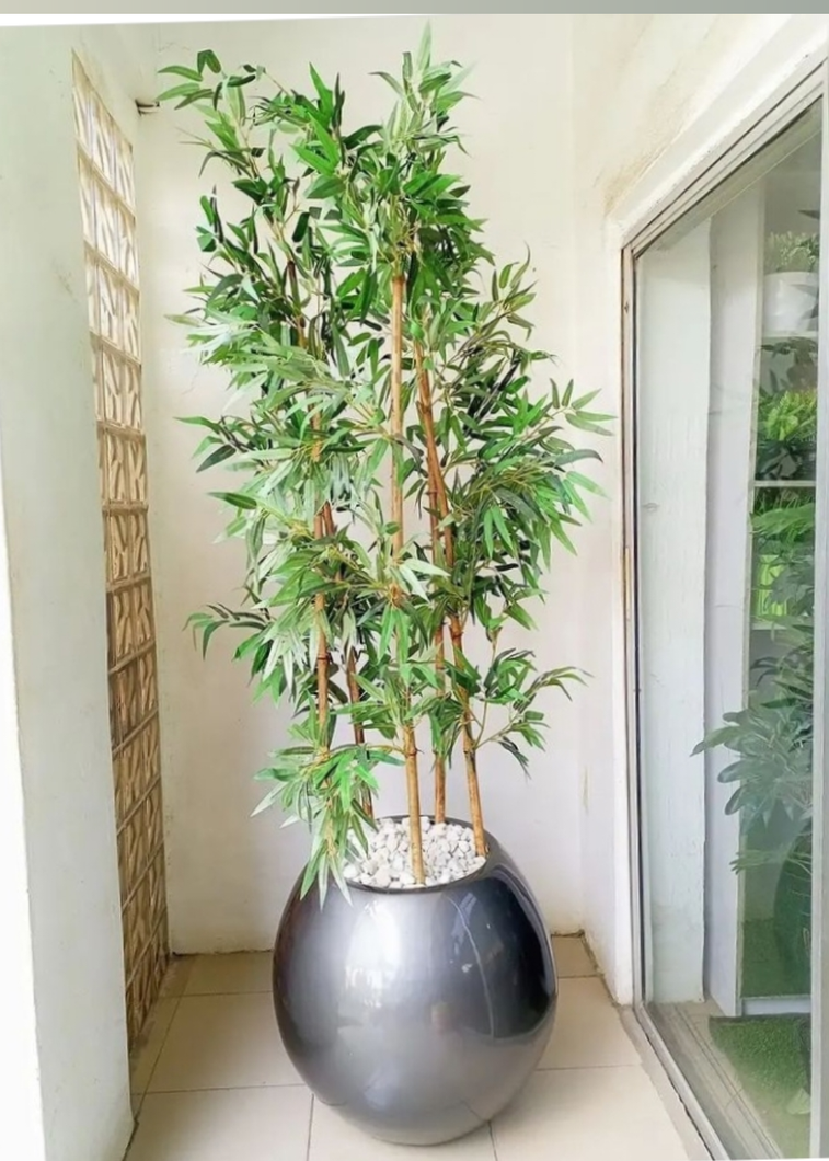 large bamboo artificial plant