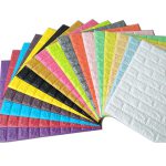 3D brick wall stickers