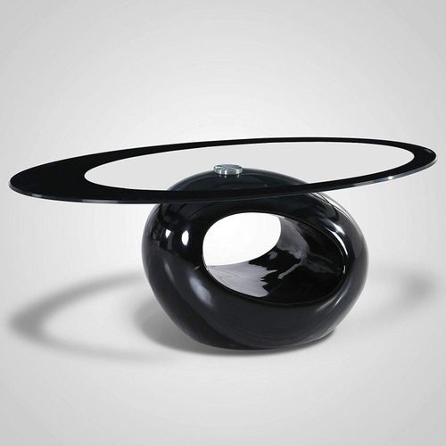 oval glass eunicon center table