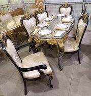 6 Sitter Classice Dining Table black