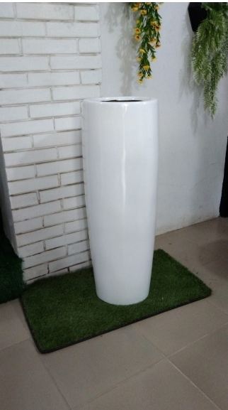 80cm Fibre Decor Planter Flower vase