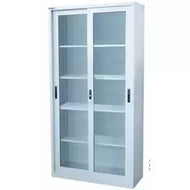 DOUBLE GLASS SLIDING DOOR CABINET