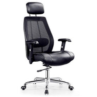 executive leather mesh office chair