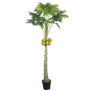indoor papaya artificial plant for home