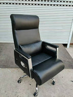 Black Executive CEO Recliner Office chair