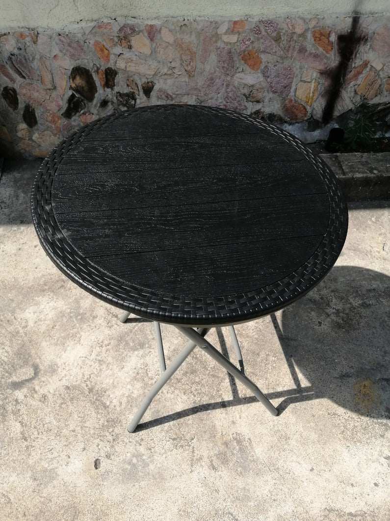 eunicon round foldable plastic table 