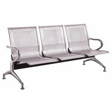 Load image into Gallery viewer, silver grey airport chair

