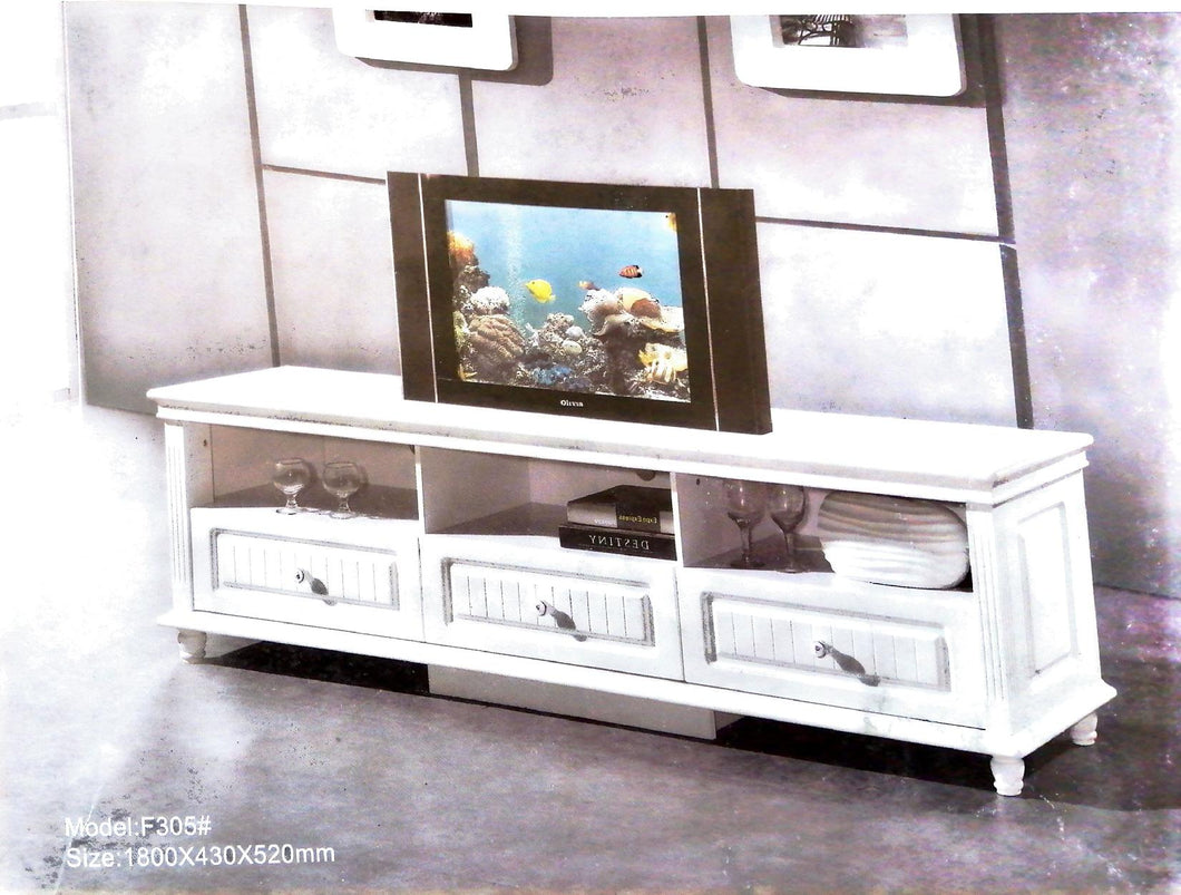 white royal tv cabinet console