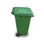 Green 240 litre waste bin (imported)