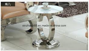 Glass side stool