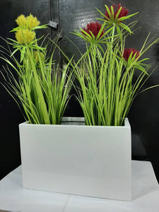 Mini Artificial Reed Potted Plant