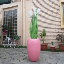 Load image into Gallery viewer, Artificial reed potted Plant with coloured planter
