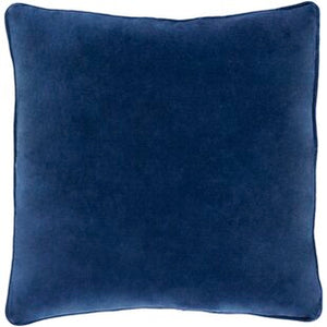 Navy blue Suede Throw Pillows 2pcs