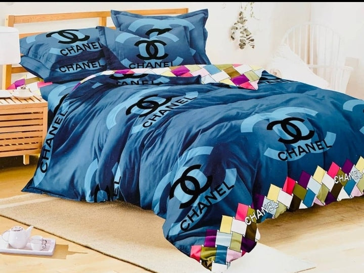 Beautiful blue Bedsheet and Duvet