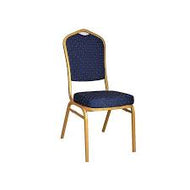 blue banquet chair