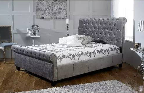 Lili Grey Bed Frame