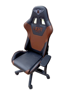brown black gaming chair
