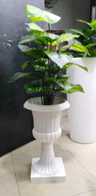 Load image into Gallery viewer, white decorative pot synthetic plant
