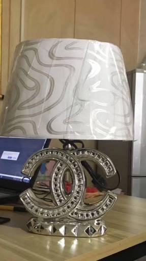 Silver Versace Table Lamp