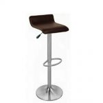 chrome black bar stool eunicon