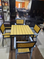 Contemporary outdoor 4 seater garden set